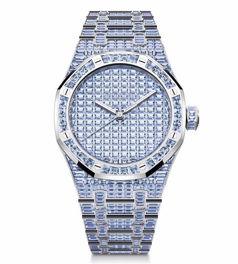 愛彼推出Royal Oak Selfwinding Rainbow Sets珠寶腕表:彩色寶石鑲嵌 愛彼推出Royal Oak Selfwinding Rainbow Sets珠寶腕表:彩色寶石鑲嵌-復(fù)刻表