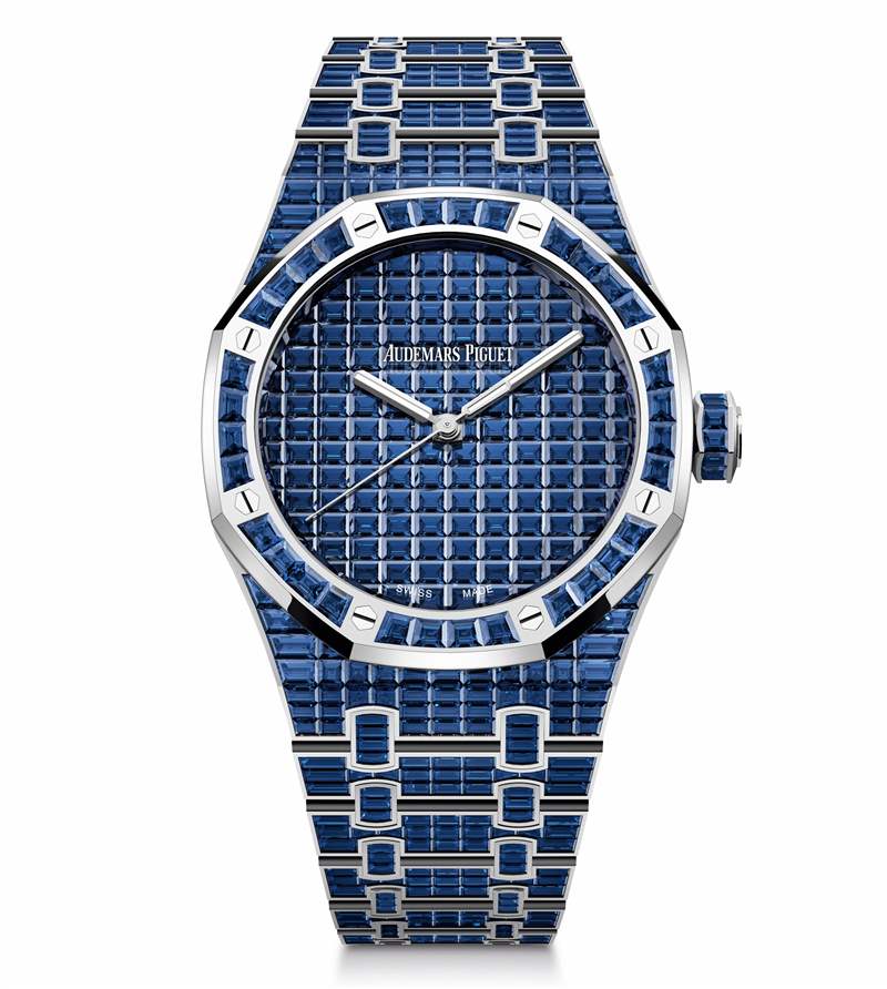 愛彼推出Royal Oak Selfwinding Rainbow Sets珠寶腕表:彩色寶石鑲嵌 愛彼推出Royal Oak Selfwinding Rainbow Sets珠寶腕表:彩色寶石鑲嵌-復(fù)刻表