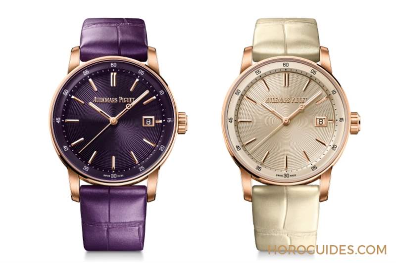 愛彼Code 11.59系列首見38mm中性尺寸艷麗紫與象牙白再加分-復(fù)刻表