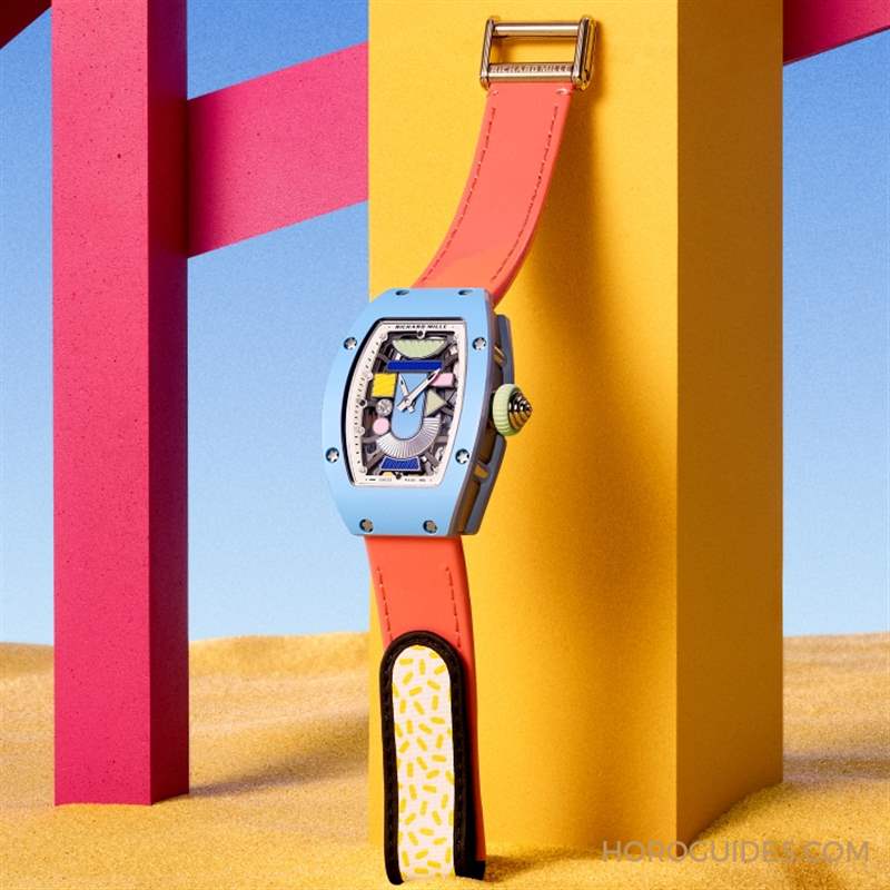 融入曼菲斯風格粉嫩三色齊發｜理查德MILLE RM 07-01彩色陶瓷腕表-復刻表