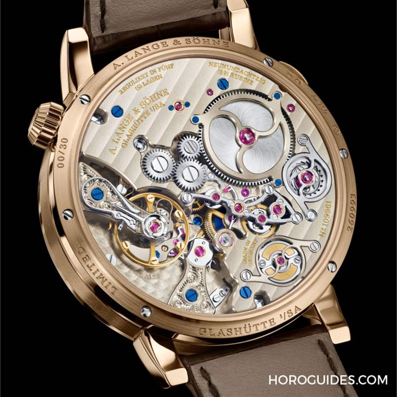 溫暖蜜金限量登場|朗格Zeitwerk Minute Repeater 18K蜂蜜金版-復刻表