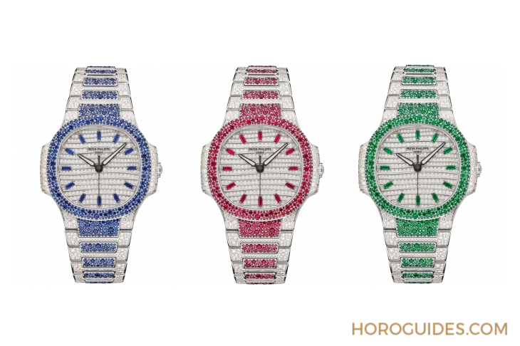 PATEK PHILIPPE - Ladies First！ 百達(dá)翡麗最新Aquanaut Luce「彩虹」三問表與Nautilus織紋復(fù)合表帶