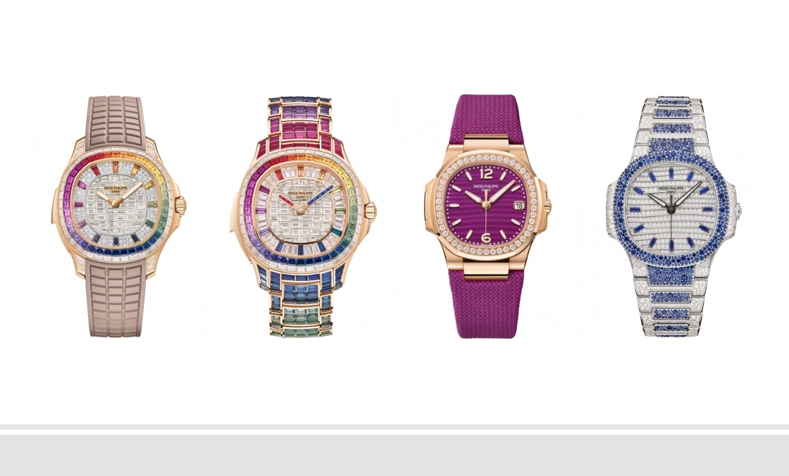 PATEK PHILIPPE - Ladies First！ 百達(dá)翡麗最新Aquanaut Luce「彩虹」三問表與Nautilus織紋復(fù)合表帶