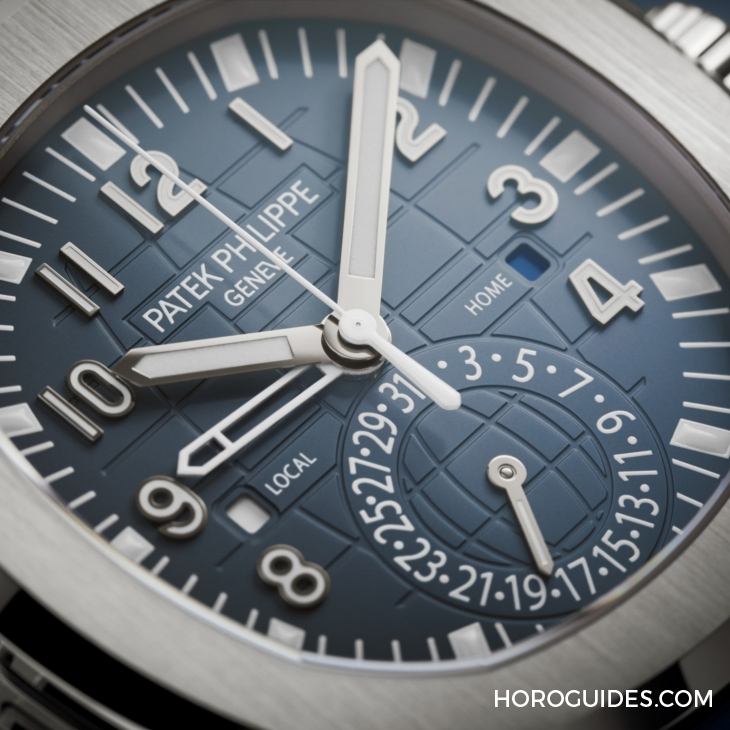 乳光藍灰面活力風,復雜功能運動表齊換色|PP百達翡麗Nautilus、Aquanaut新款-復刻表