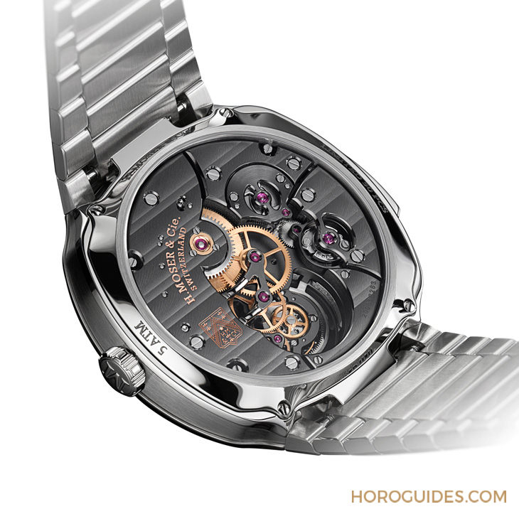 H. MOSER & CIE - 大明火琺瑯煙燻面加身，亨利慕時(shí)三問(wèn)疾速者三問(wèn)報(bào)時(shí)陀飛輪藍(lán)色琺瑯概念腕表奪目登場(chǎng)