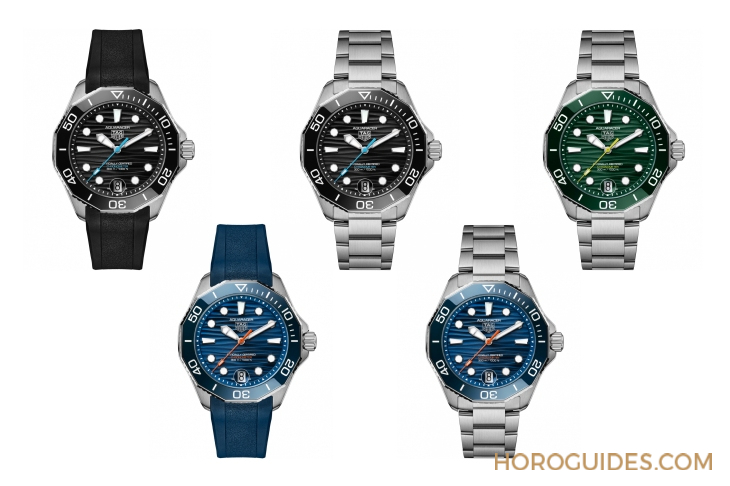 TAG HEUER - 潛水猛將升級！ TAG HEUER推出全新Aquaracer Professional 300日期腕表與GMT腕表