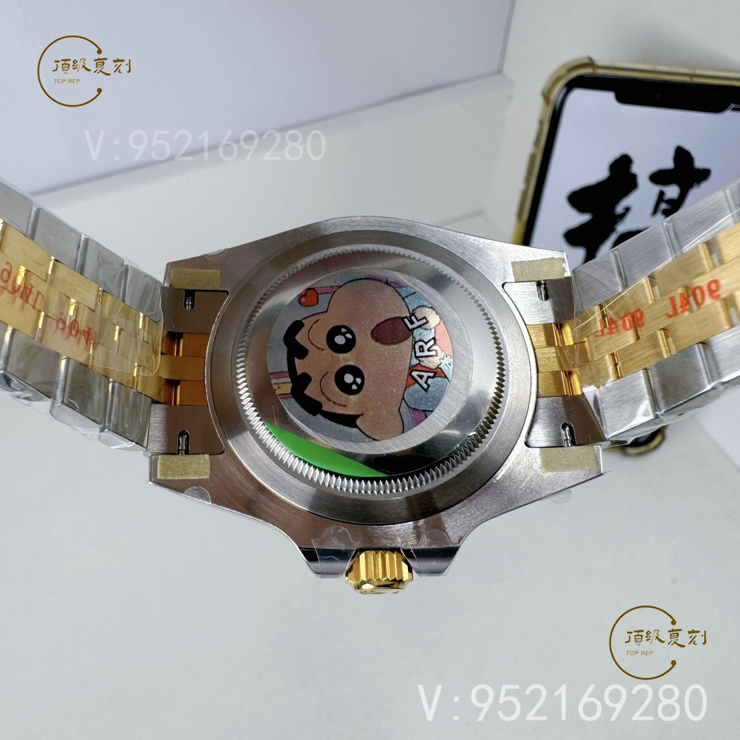 ARF廠新品勞力士配重版格林尼治間金皮蛋圈126713重量多少-復刻表