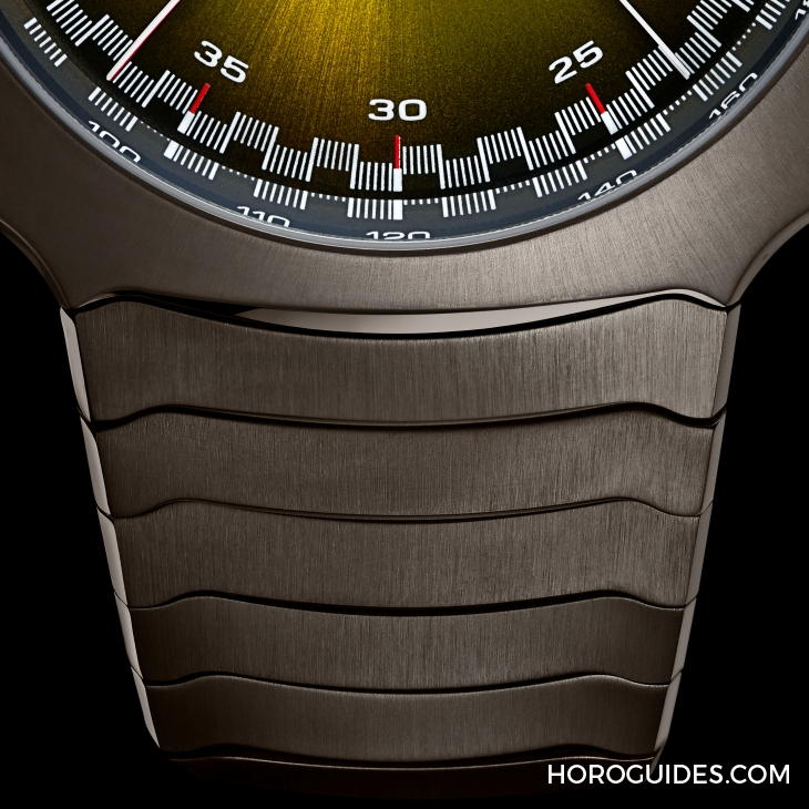 H. MOSER & CIE - STREAMLINER - 6907-1201 - 紅黃雙杰，競速新章|H. MOSER & CIE.推出Streamliner自動飛返計時秒表Alpine限量版