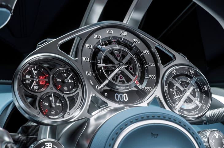 布加迪創(chuàng)新命名新作「陀飛輪」:BUGATTI Tourbillon超跑儀表設(shè)計別具一格-復(fù)刻表